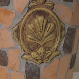 Vintage Ceramic Mosaic Planter / Vase